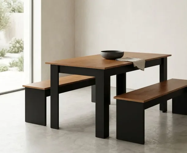 Mesa com Bancos