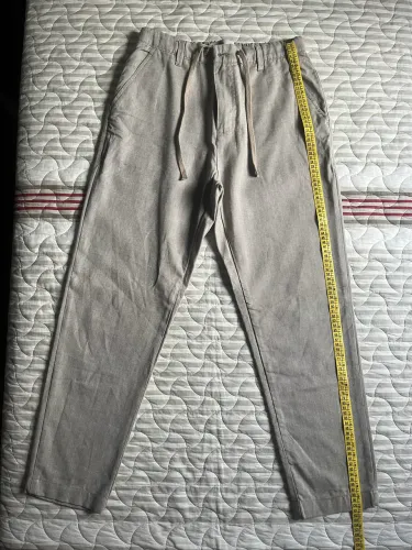 Calça algodão masculina relaxed tamanho 40