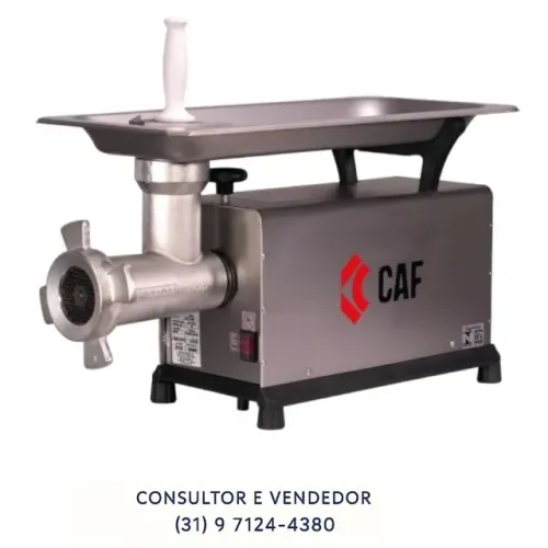 Moedor de Carne Boca 22 Inox CAF Novo