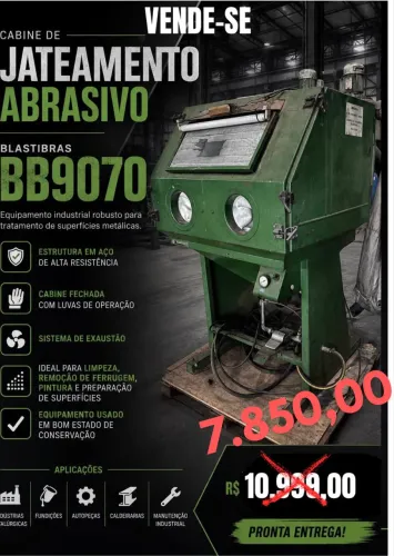Cabine de Jateamento Abrasivo