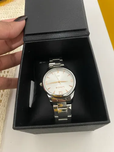 Relógio Lince Feminino Prata NOVO!!