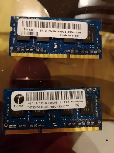 2x Memória RAM Teikon 4GB DDR3L