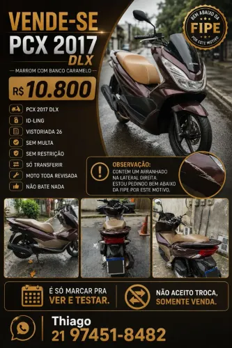 Vendo PCX - DLX $10.800