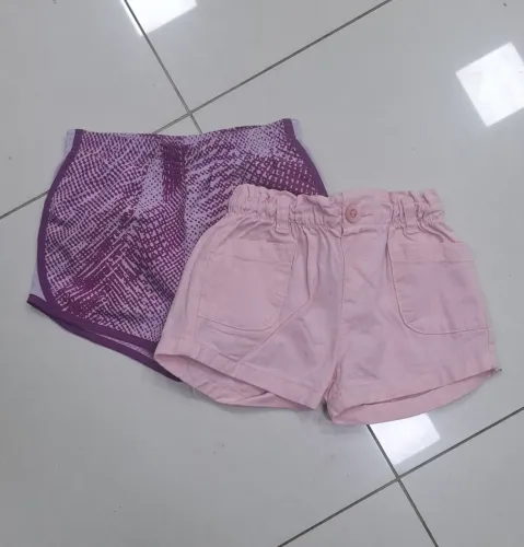 Kit 2 shorts infantis - Tam 4 anos