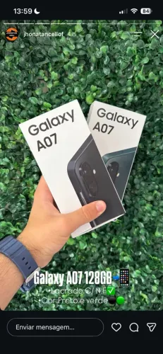 Samsung Galaxy A07 128GB| Lacrado | C/ Nota Fiscal