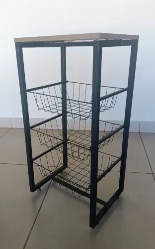 Fruteira Linda com 3 Cestos