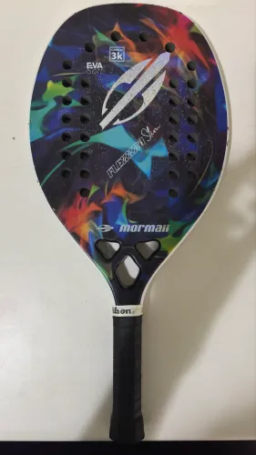 Raquete Beach Tennis Mormaii Flexxxa Slim Carbon 3K