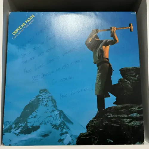 LP Vinil Depeche Mode - Construction Time Again (Mídia VG+ e Capa VG com Encarte)