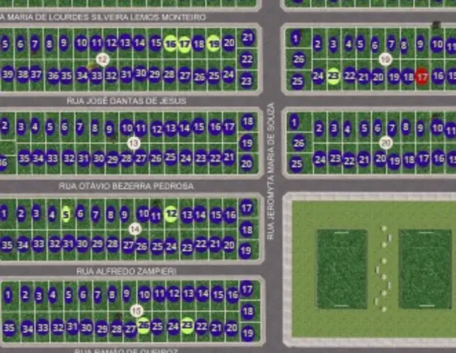 Terreno Comercial na rua da praça - 14,6x15,10m - Villagio vitoria Q13 L19
