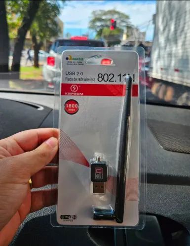 Antena Wi-Fi 1800MBPS USB PC.