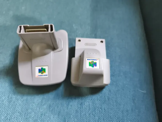 Transfer pack e Rumble pack  N64