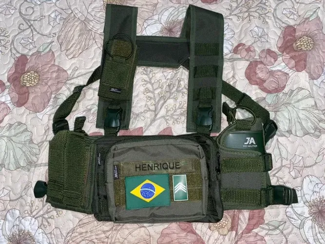 Colete Chest Rig Modular JA Rio Militar
