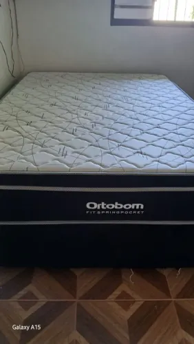 Cama box ortobom de casal