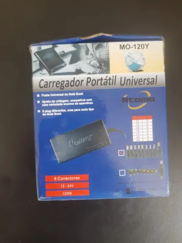 CARREGADOR PORTATIL UNIVERSAL PARA NOTEBOOK