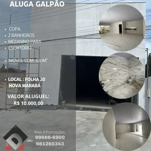 Imóvel para aluguel com 420 metros quadrados em Nova Marabá - Marabá - PA