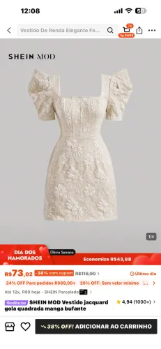 Vestido SHEIN tamanho M