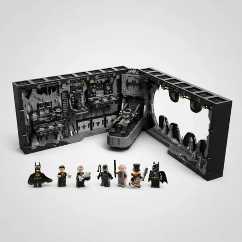 Batcave Blocos De Montar Batcaverna do Batman DC shadow box (76252) 3981 Peças Tipo Lego
