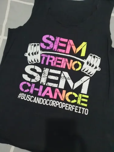 blusa regata feminina preta m