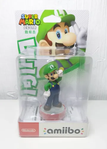 Boneco Amiibo Luigi Super Mario Series Original Tencent Nintendo