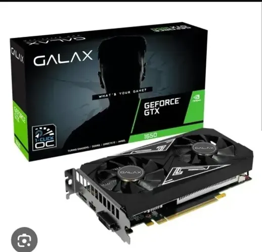 Placa de Vídeo Galax GTX 1650 4GB GDDR6+BRINDE