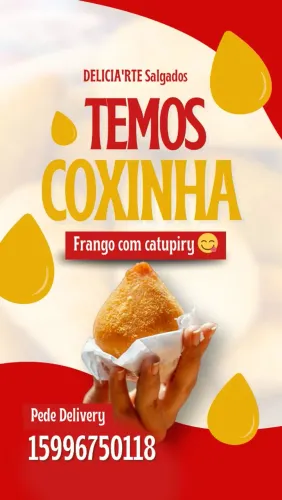 COXINHA DE FRANGO c/CATUPIRY