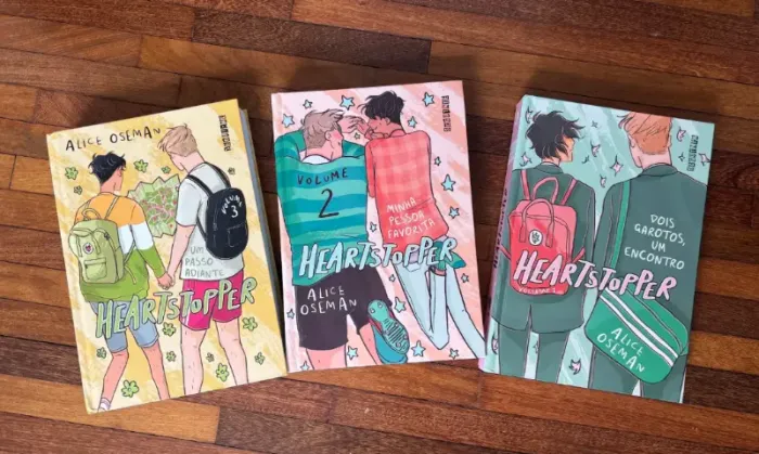 Livros Heartstopper Usados (Volumes 1-3)