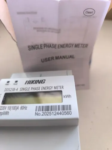 Medidor de Energia Elétrica Digital Monofásico Hiking Dds238-4 100A