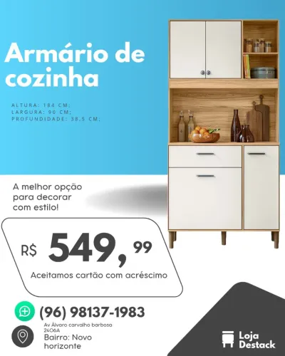 Armário de cozinha novo