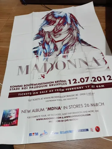 Poster do show da Madonna