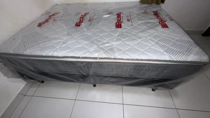Cama box casal nova