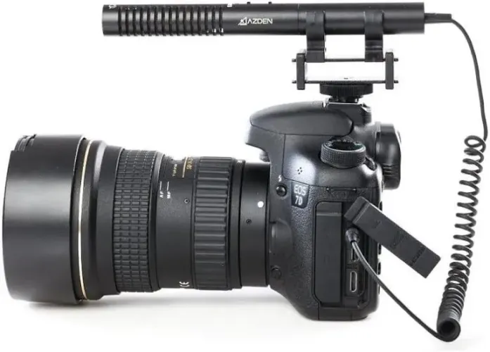 Microfone para Camera DSLR e filmadora