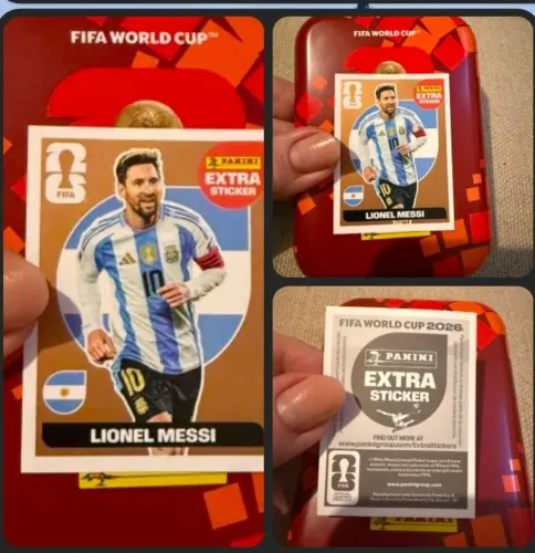 Figurinha Messi Legend Bronze Copa 2026<br>Extremamente nova