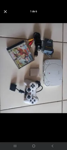 PS1 One + Jogos + Memoricard