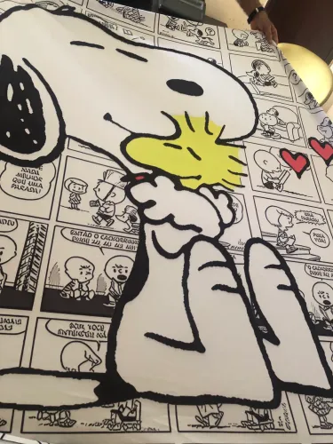 Painel Snoopy para festa
