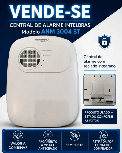 Central de Alarme Intelbras ANM 3004 ST