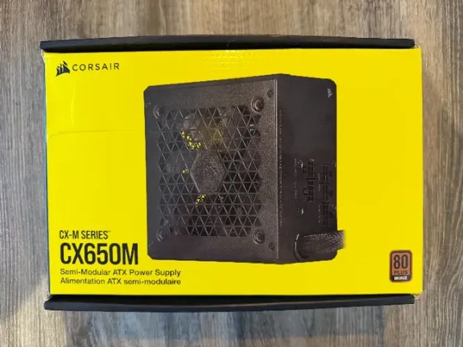 Fonte PC Gamer Corsair CX650M 80 plus bronze 650W semi-modular