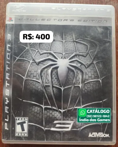 Spider-Man 3 Collector's Edition = R$: 400