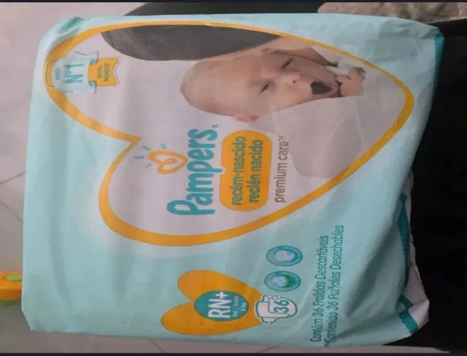 Fralda pampers RN