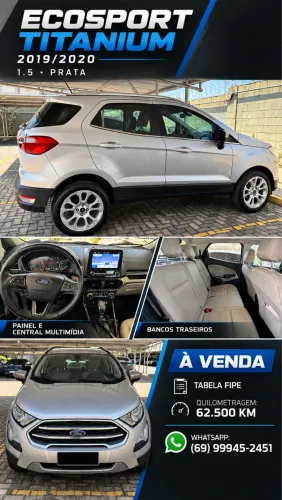Ford Ecosport Titanium 1.5 12V Flex 5P AUT 2020