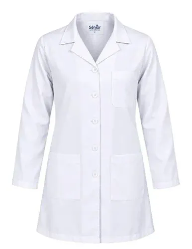Jaleco feminino G, novo, cinturado.