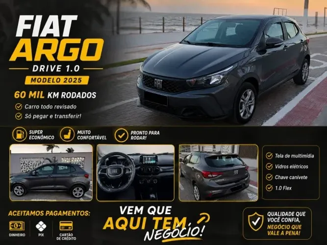 Fiat Argo Drive 1.0 6V Flex 2025
