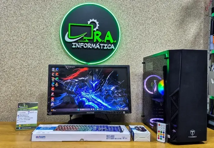 PC GAMER I3 8°, 16GB, COMPLETO, PRONTO PARA USO!