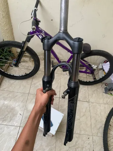 Suspensão manitou axel 120mm aro 26