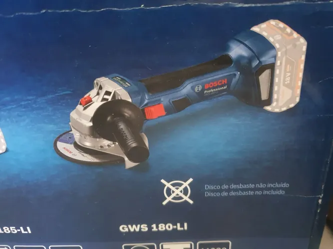Esmerilhadeira gws 18v 180 li