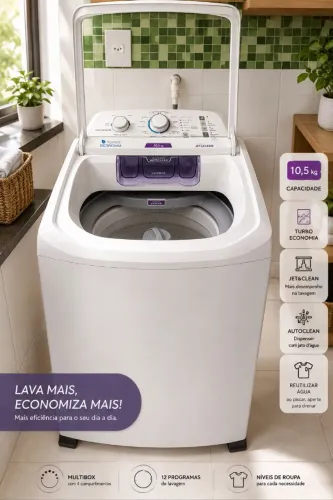 Máquina de lavar 10,5 L