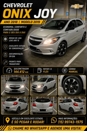 Chevrolet Onix JOY Hatch 1.0 8V Flex Mec. 4P 2019