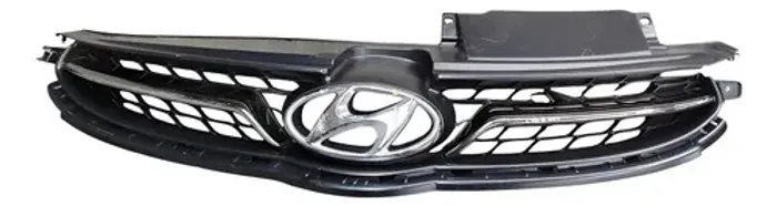 Grade Parachoque Dianteiro Hyundai Elantra 2012 2013 Detalhe Fosco