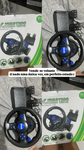 Controle volante videogame