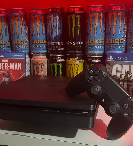 PS4 Slim 500GB + 1 Controle Original - Testado na Hora - Manaus