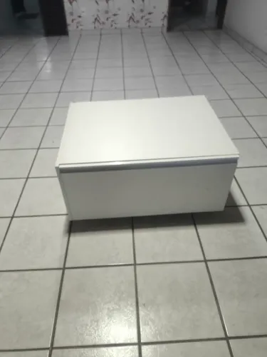 Módulo de cozinha branco excelente qualidade com rodinha 1m